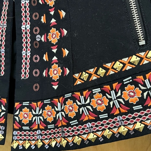 INC. Beaded, Embroidered, Sequined Jacket S - Picture 3 of 5